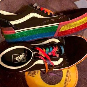 Rainbow Platform Vans